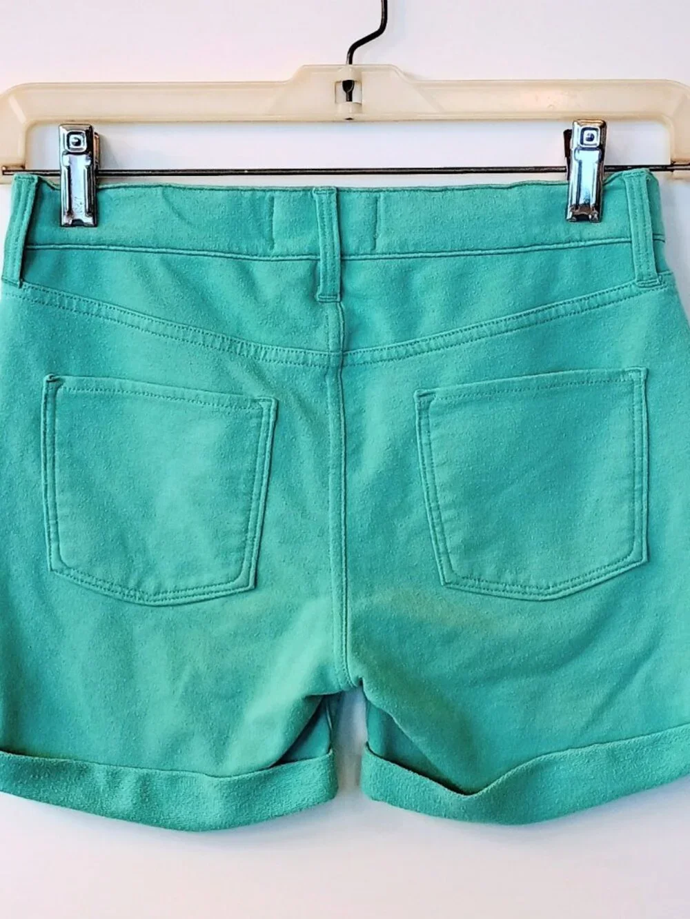 Girls Shorts Bundle Size L (10-12) Old Navy Teal Green & Member's Mark Purple